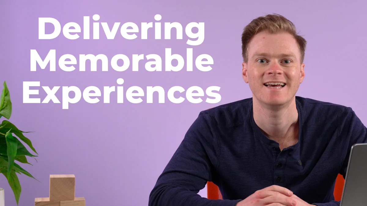 Delivering memorable experience video